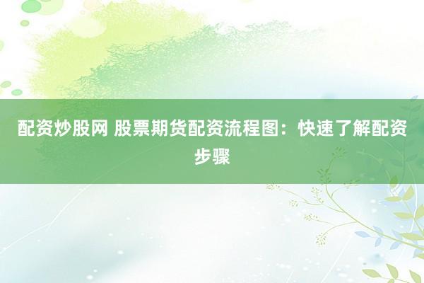 配资炒股网 股票期货配资流程图：快速了解配资步骤