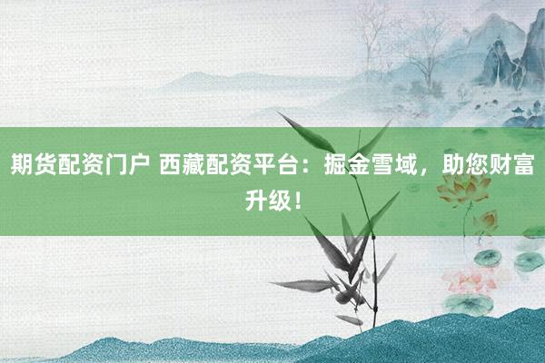 期货配资门户 西藏配资平台：掘金雪域，助您财富升级！