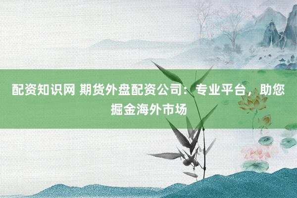 配资知识网 期货外盘配资公司：专业平台，助您掘金海外市场